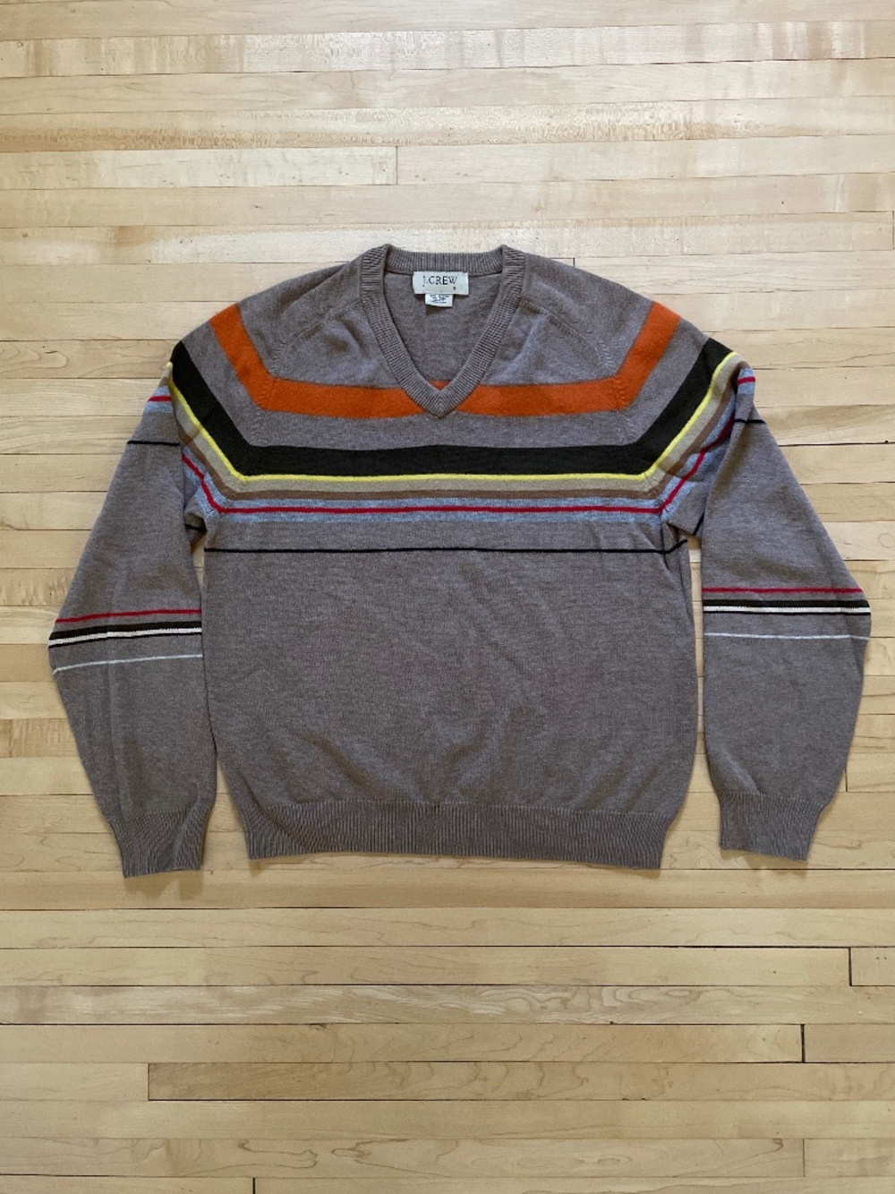 Vintage JCrew Cotton Striped Sweater